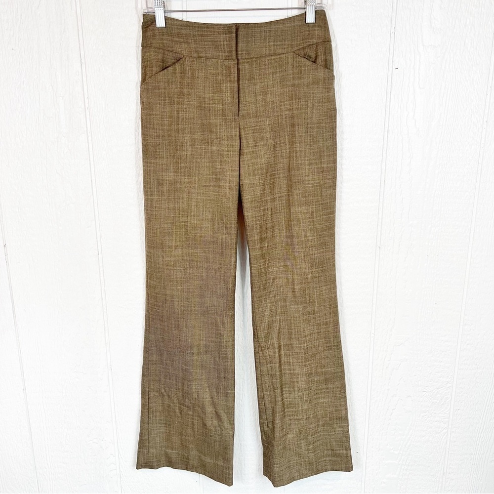 Antonio Melani Brown Wide Leg Trouser Pants Size 2